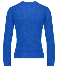 Sale Pull En Alpaga Ania Bleu Femme Mailles & Sweats