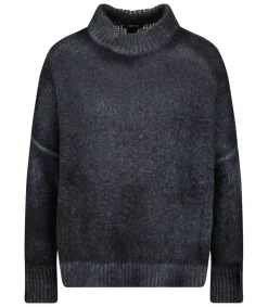 Hot Pull En Cachemire Et Soie Nero Femme Mailles & Sweats