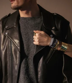 New Pull Homme Gris Homme Maille