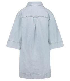 Discount Robe August Denim Tunic Femme Robes