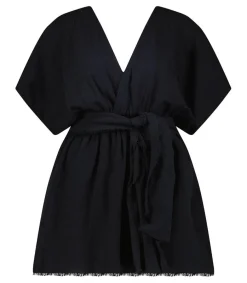 Discount Robe Courte Empire Black Femme Robes