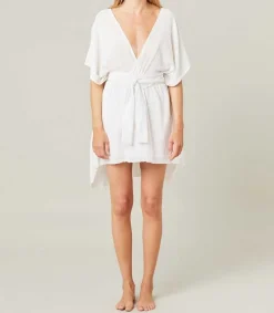 Robe Courte Empire Blanche Femme Robes