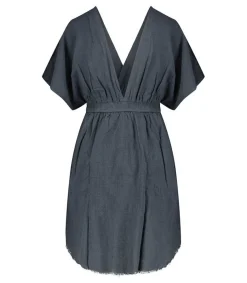 Discount Robe Courte Empire Bleu Marine Femme Robes