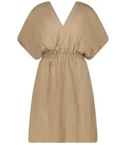 Best Robe Courte Empire Caffe Latte Femme Robes