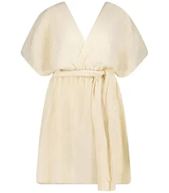 Hot Robe Courte Empire Cream Femme Robes
