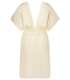 Hot Robe Courte Empire Cream Femme Robes
