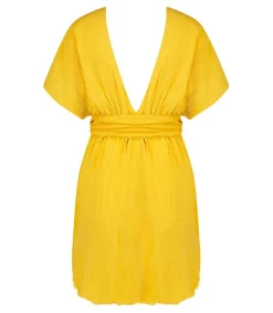 Hot Robe Courte Empire Gold Femme Robes