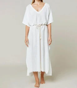 New Robe Kaftan Palma De Mallorca Off White Femme Robes