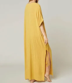New Robe Kaftan Palma De Mallorca Gold Femme Robes