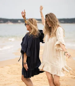 Best Robe Loane Ecru Femme Robes