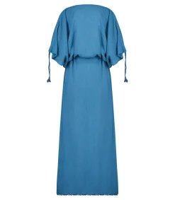 Outlet Robe Longue Alexandrie Petrole Femme Robes