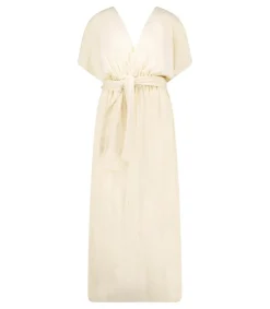 Clearance Robe Longue Empire Cream Femme Robes