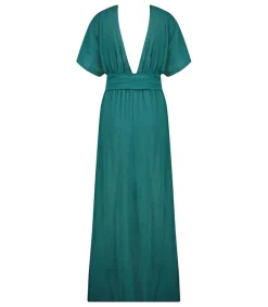 Robe Longue Empire Emeraude Femme Robes