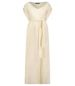 Sale Robe Longue Kaftan Cream Femme Robes