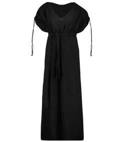 Online Robe Longue Kaftan Noir Femme Robes