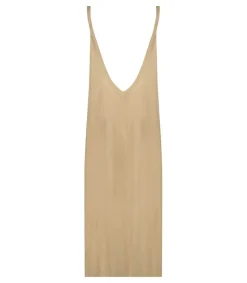 Clearance Robe Longue Palma De Mallorca Cafe Latte Femme Robes