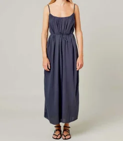 Discount Robe Plissee Palm Beach Bleu Nuit Femme Robes