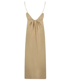 Online Robe Plissee Palm Beach Cafe Latte Femme Robes