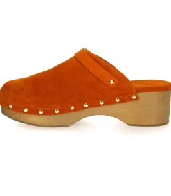 Hot Sabots Classic Closed Clog Orange Femme Sabots