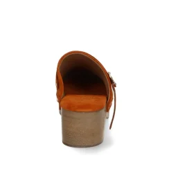 Hot Sabots Classic Closed Clog Orange Femme Sabots