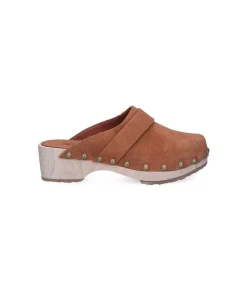 Online Sabots Enfant Ana Daim Caramel Femme Chaussures Enfant