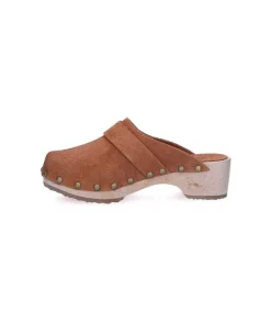 Online Sabots Enfant Ana Daim Caramel Femme Chaussures Enfant