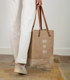 Outlet Sac Equitable Wine Bag Jane De Boy Natural Femme Cabas & Paniers