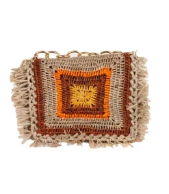 Sac Froufrou Raphia Femme Sacs À Main