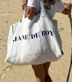 Clearance Sac Usa Blanc X Jane De Boy Femme Cabas & Paniers