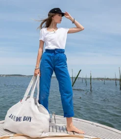 Clearance Sac Usa Blanc X Jane De Boy Femme Cabas & Paniers