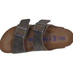 Best Sandales Arizona Faded Khaki Etroite Femme Sandales & Tongs