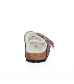 Best Sandales Arizona Shearling Habana Etroite Femme Sandales & Tongs