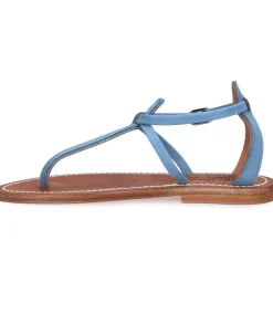 Clearance Sandales Buffon Nubuck Jeans Femme Sandales & Tongs