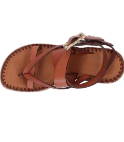 Sandales Compensees A Brides Multiples Femme Sandales & Tongs