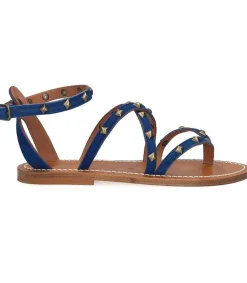 Sale Sandales Epicure Bleu X Jane De Boy Femme Sandales & Tongs