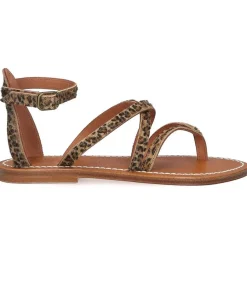 Online Sandales Epicure Horsy Baby Leopard Femme Sandales & Tongs