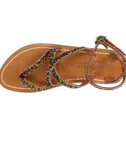 Online Sandales Epicure Horsy Baby Leopard Femme Sandales & Tongs