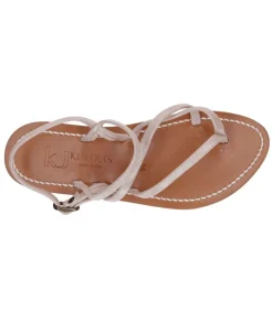 Hot Sandales Nemesis Dore Femme Sandales & Tongs