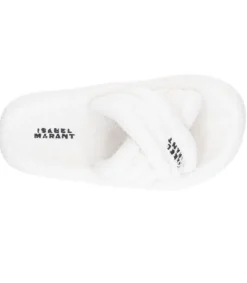 Hot Sandales Niloo En Eponge Ecru Femme Sandales & Tongs