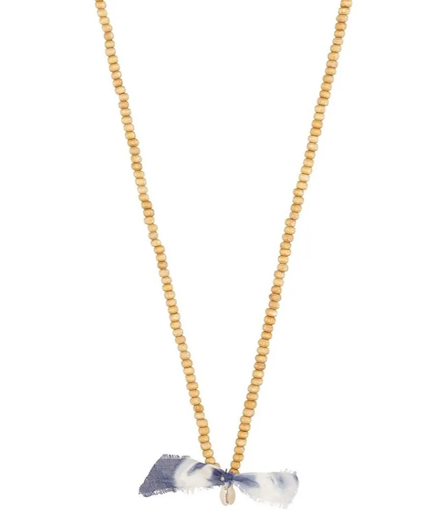 New Sautoir Cauri Et Noeud Tie & Dye Ocean Femme Sautoirs