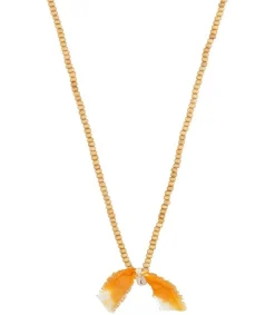 Sale Sautoir Cauri Et Noeud Tie & Dye Orange Femme Sautoirs