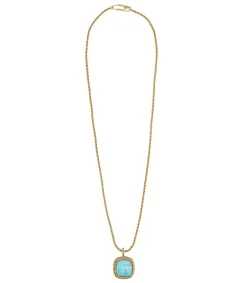 Sautoir Miki Turquoise Femme Colliers