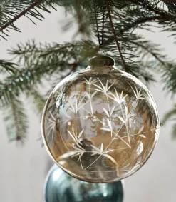 Outlet Set De 4 Boules De Noël Rayn Marron Déco De Noël