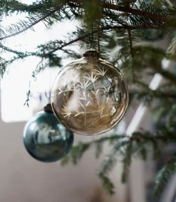 Outlet Set De 4 Boules De Noël Rayn Marron Déco De Noël