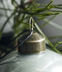 Clearance Set De 6 Boules De Noël Stripe Vert Déco De Noël