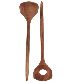 Sale Set De 2 Couverts A Salade En Bois D'Acacia Ustensiles & Accessoires
