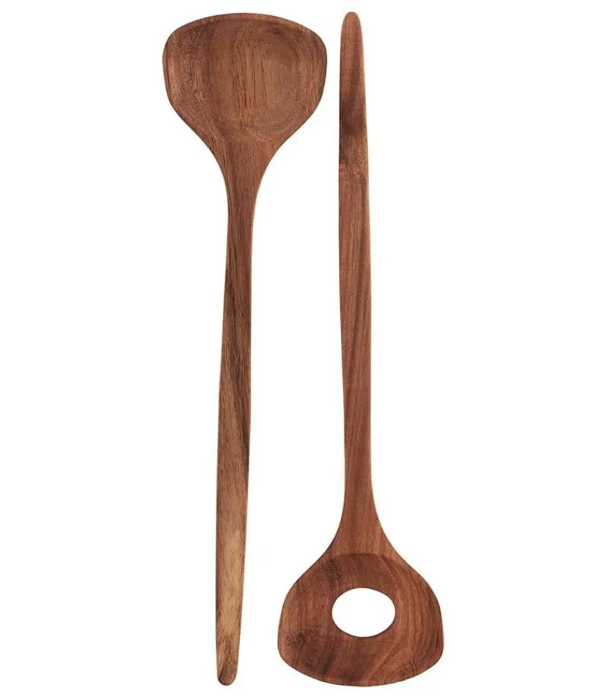 Sale Set De 2 Couverts A Salade En Bois D'Acacia Ustensiles & Accessoires