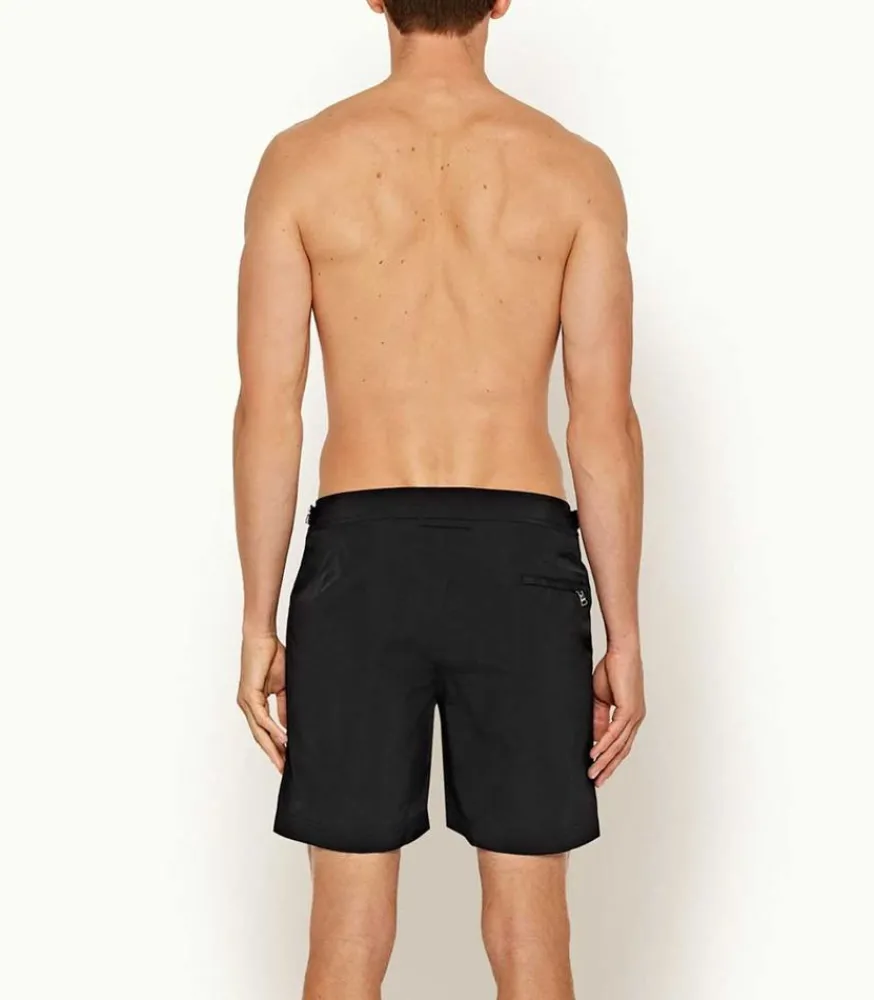 New Short De Bain Homme Mi-Long Bulldog Ii Black Homme Shorts De Bain