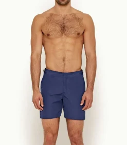 Hot Short De Bain Homme Mi-Long Bulldog Ii Blue Wash Homme Shorts De Bain