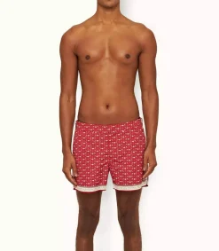 Outlet Short De Bain Homme Setter Vermillion Sea Mist Bandana Homme Shorts De Bain